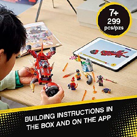 レゴ LEGO Monkie Kid Red Son’s Inferno Jet 80019 Building Kit (299 Pieces)_5