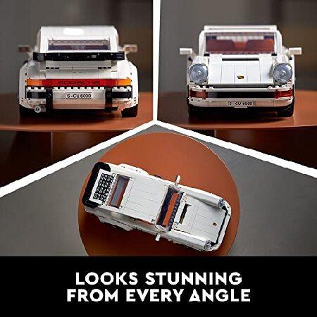 レゴ LEGO Icons Porsche 911 10295 Building Set， Collectible Turbo Targa， 2in1 Porsche Race Car Model Kit for Adults and Teens to Build， Gift Idea_4