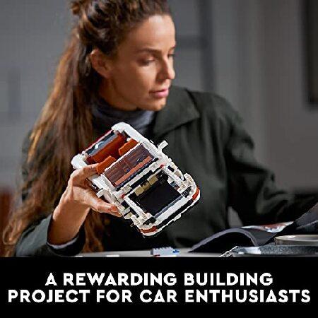 レゴ LEGO Icons Porsche 911 10295 Building Set， Collectible Turbo Targa， 2in1 Porsche Race Car Model Kit for Adults and Teens to Build， Gift Idea_5