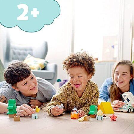 レゴ LEGO DUPLO Town Family Camping Van Adventure 10946 Building， Playing and Learning Camping Toy for Toddlers and Kids; New 2021 (30 Pieces)_1