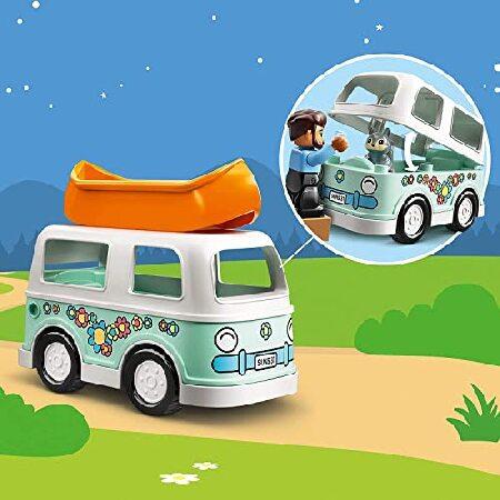 レゴ LEGO DUPLO Town Family Camping Van Adventure 10946 Building， Playing and Learning Camping Toy for Toddlers and Kids; New 2021 (30 Pieces)_2