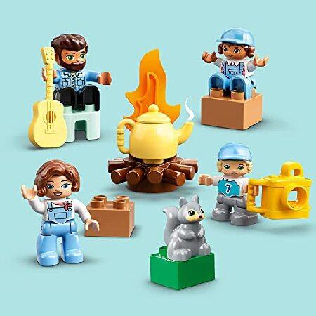 レゴ LEGO DUPLO Town Family Camping Van Adventure 10946 Building， Playing and Learning Camping Toy for Toddlers and Kids; New 2021 (30 Pieces)_3