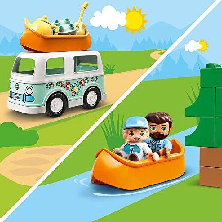 レゴ LEGO DUPLO Town Family Camping Van Adventure 10946 Building， Playing and Learning Camping Toy for Toddlers and Kids; New 2021 (30 Pieces)_4