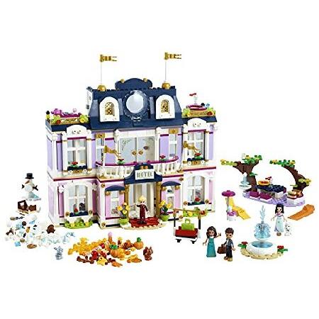 レゴ LEGO Friends Heartlake City Grand Hotel 41684 Building Kit; Includes Emma， Stephanie， River and Amelia Mini-Dolls; New 2021 (1，308 Pieces)_1