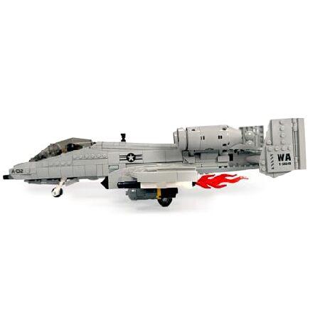 General Jim's A-10 Warthog Military Building Block Bricks Set US Air Force Military Fighter Jet A10 Plane_2