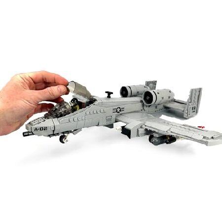 General Jim's A-10 Warthog Military Building Block Bricks Set US Air Force Military Fighter Jet A10 Plane_3