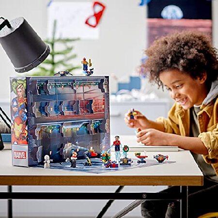 レゴ LEGO Marvel The Avengers Advent Calendar 76196 Building Kit， an Awesome Gift for Fans of Super Hero Building Toys; New 2021 (298 Pieces)_3