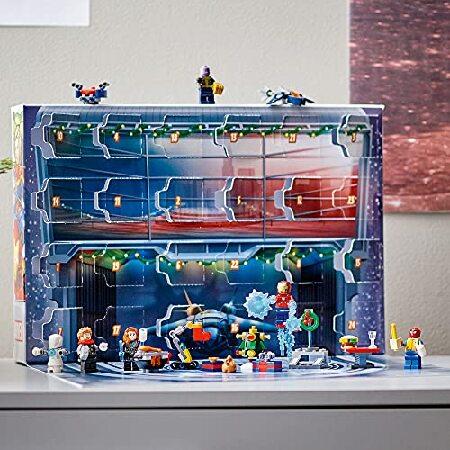 レゴ LEGO Marvel The Avengers Advent Calendar 76196 Building Kit， an Awesome Gift for Fans of Super Hero Building Toys; New 2021 (298 Pieces)_4