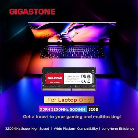 メモリ ノートパソコン専用 DDR4】GIGASTONE 32GBx2枚 (64GB Kit) DDR4
