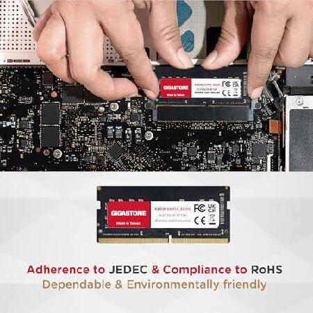 メモリ ノートパソコン専用 DDR4】GIGASTONE 32GBx2枚 (64GB Kit) DDR4