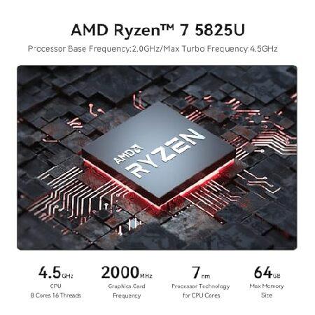Beelink SER5 Pro Mini PC, AMD Ryzen 7 5825U(7nm, 8C/16T) up to 4.5