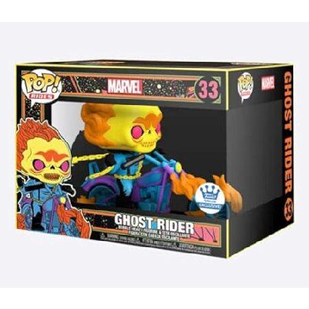 Funko Pop マーベル　ゴーストライダー　ブラックライト Funko Funko POP! マーベル - ゴーストライダー デラックスライド
