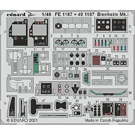 エデュアルド 1/48 ビッグエド ブリストル ブレニム Mk.1 パーツセット (エアフィックス用) プラモデル用パーツ EDUBIG49297_1