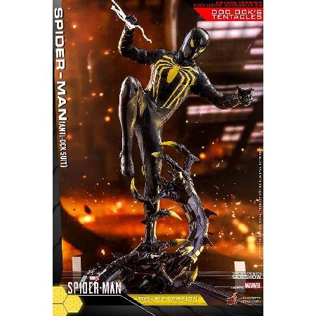 Hot Toys Marvel Spider-Man Game Spider-Man (Anti-Ock Suit) Deluxe 1/6 Scale 12" Action Figure_1