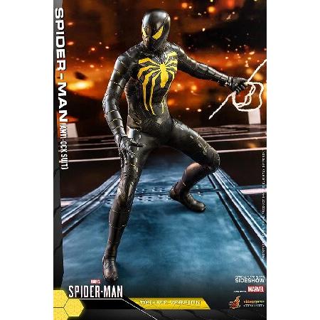 Hot Toys Marvel Spider-Man Game Spider-Man (Anti-Ock Suit) Deluxe 1/6 Scale 12" Action Figure_2