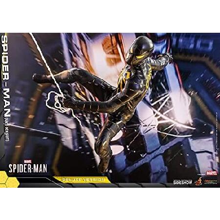 Hot Toys Marvel Spider-Man Game Spider-Man (Anti-Ock Suit) Deluxe 1/6 Scale 12" Action Figure_4
