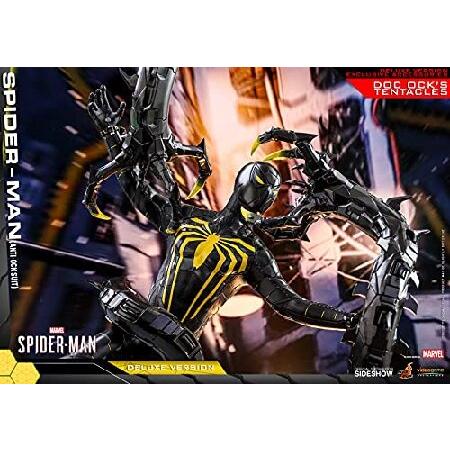 Hot Toys Marvel Spider-Man Game Spider-Man (Anti-Ock Suit) Deluxe 1/6 Scale 12" Action Figure_5