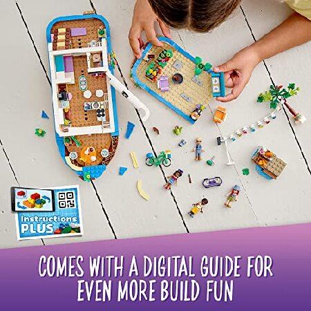 レゴ LEGO Friends Canal Houseboat 41702 Building Kit; Comes with 4 Mini-Dolls Including Mia and 1 Animal Toy; Birthday Gift for Kids Aged 7+ (737 Piec_3