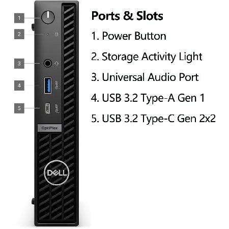 Windowsデスクトップ DELL OptiPlex 7020 Micro i5-14500T 16GB Dell OptiPlex 7020 Micro, Core i5-14500T, 16GB, 512GB
