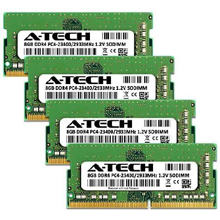 A-Tech 32GB キット (4x8GB) RAM Acer Predator Helios 500 ゲーミングノートパソコン用 | DDR4 2933MHz SODIMM PC4-23400 (PC4-2933Y) メモリアップグレードモの画像