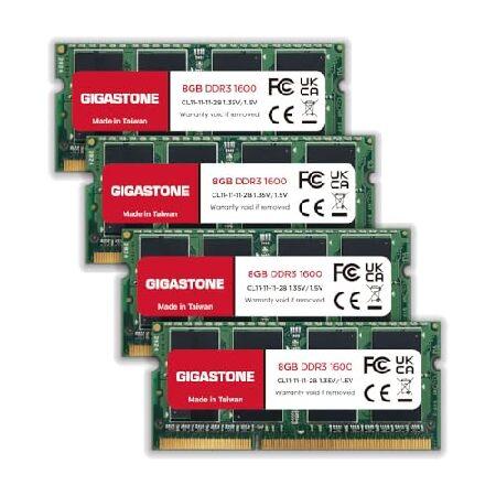 メモリ ノートパソコン専用 DDR3】GIGASTONE 8GBx4枚 (32GB Kit) DDR3