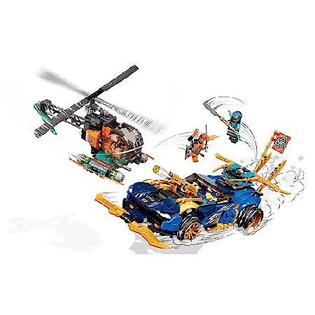 LEGO Ninjago Jay and NYA’s Race Car EVO 71776 Building Kit (536 Pieces)_2
