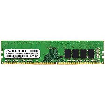 エーテック A-Tech 32GB RAM ASUS ROG Strix B460-H ゲーム用| DDR4 3200MHz PC4-25600 Non-ECC DIMM 2Rx8 1.2V - デスクトップメモリ アップグレードモジュール_1