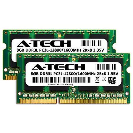 エーテック A-Tech 16GB (2x8GB) RAM ASUS N56JN用 | DDR3L 1600MHz PC3-12800 ノンECC SO-DIMM 2Rx8 1.35V - ノートパソコン＆ノートブックメモリアップグレー