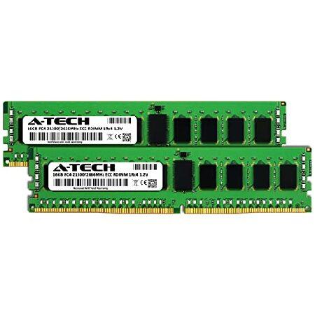 エーテック A-Tech 32GB (2x16GB) RAM ASUS RS Server RS500-E8-RS4 V2 Z10PR-D16用 | DDR4 2666MHz PC4-21300 ECC Registered RDIMM 1Rx4 1.2V - サーバーメモ_1