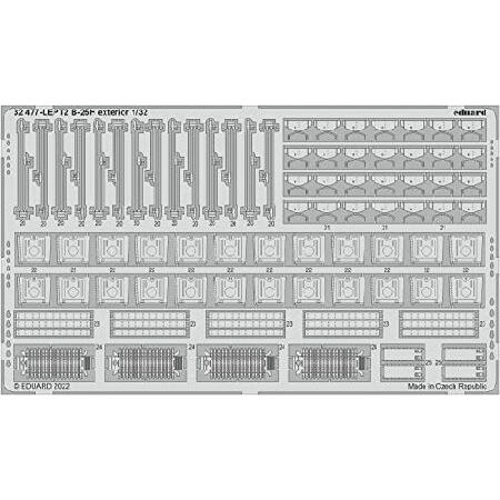 エデュアルド 1/32 ビッグエド ノースアメリカン B-25H ミッチェル パーツセット (HKモデル用) プラモデル用パーツ EDUBIG33143_2