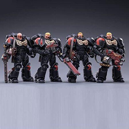 Pipigirl JoyToy × ウォーハンマー 純正ライセンス 1/18 兵士 アクションフィギュア 4インチ 陸軍 軍隊 エクストリームウォリアーモデルキット (デッドアービト_3