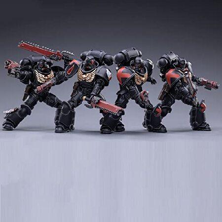 Pipigirl JoyToy × ウォーハンマー 純正ライセンス 1/18 兵士 アクションフィギュア 4インチ 陸軍 軍隊 エクストリームウォリアーモデルキット (デッドアービト_5