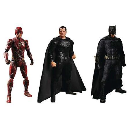 Mezco Toys ザック・スナイダーのジャスティス・リーグ 1/12 デラックススチールボックスセット 15-17cm フィギュア_1