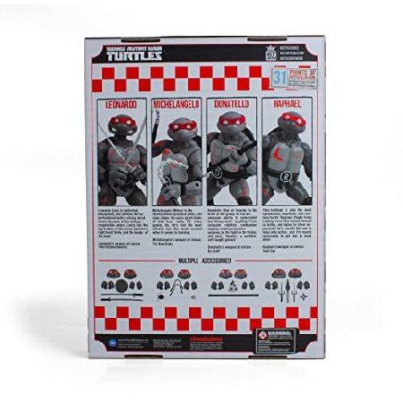 The Loyal Subjects TMNTバトルダメージコミックラインアート 4パック BST AXN 5インチ アクションフィギュアセット_3