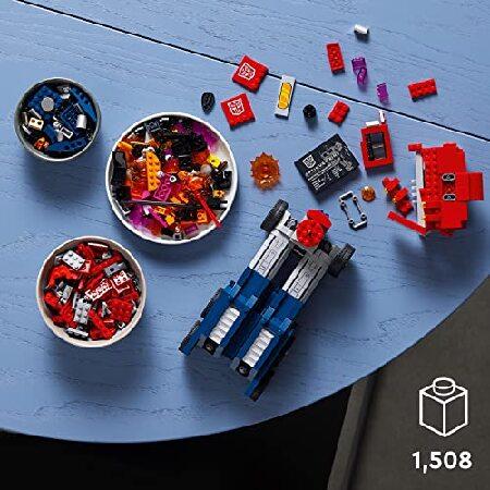 レゴ LEGO Icons Optimus Prime 10302 Transformers Figure Set， Collectible Transforming 2-in-1 Robot and Truck Model Building Kit for Adults， Perfect fo_5