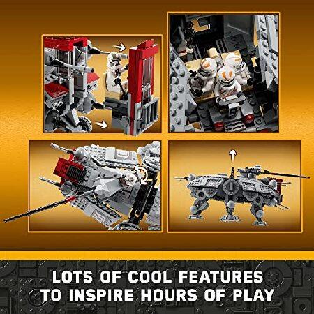 レゴ LEGO Star Wars at-TE Walker 75337 Poseable Toy， Revenge of The Sith Set， Gift for Kids with 3 212th Clone Troopers， Dwarf Spider ＆ Battle Droid