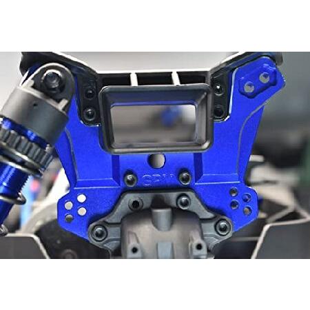 1PC Set upgrades Aluminum 7075-T6 Front Damper Plate 1/8 4WD SLEDGE MONSTER TRUCK 95076-4 RC Cars by GPM (silver)_2