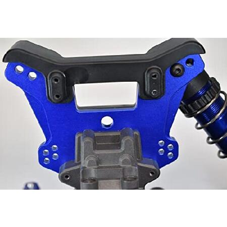 1PC Set upgrades Aluminum 7075-T6 Front Damper Plate 1/8 4WD SLEDGE MONSTER TRUCK 95076-4 RC Cars by GPM (silver)_3