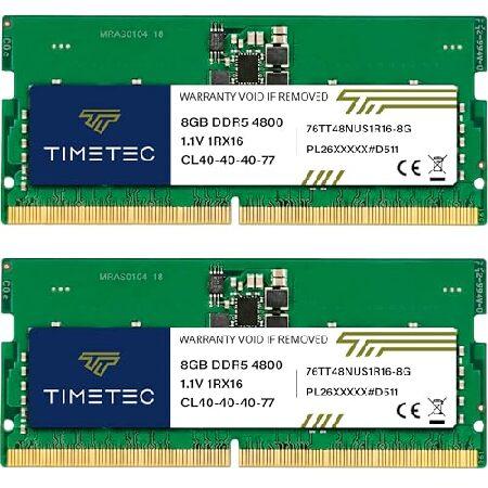 Timetec 16GB KIT(2x8GB) DDR5 4800MHz PC5-38400 Unbuffered Non-ECC