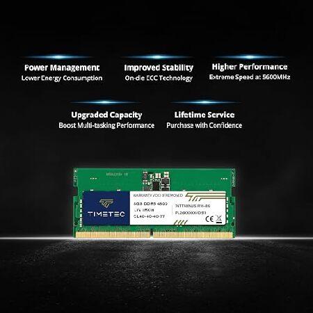 Timetec 16GB KIT(2x8GB) DDR5 4800MHz PC5-38400 Unbuffered Non-ECC