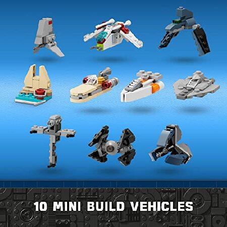 レゴ LEGO Star Wars 2022 Advent Calendar 75340 Building Toy Set for Kids， Boys and Girls， Ages 6+， 8 Characters and 16 Mini Builds (329 Pieces)_2