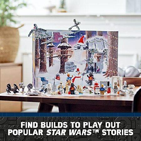 レゴ LEGO Star Wars 2022 Advent Calendar 75340 Building Toy Set for Kids， Boys and Girls， Ages 6+， 8 Characters and 16 Mini Builds (329 Pieces)_5