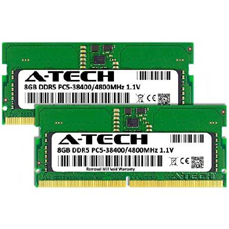 A-Tech 16GB キット (2x8GB) RAM Lenovo Legion 5/5i 15.6インチ (15IAH7) ゲーム用ノートパソコン | DDR5 4800MHz PC5-38400 SODIMM 1.1V 262ピン 非ECC SO-DIM