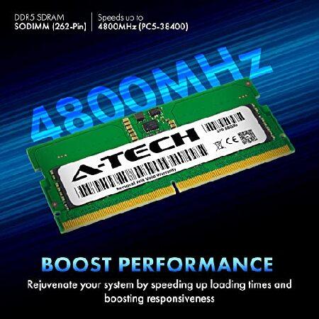 A-Tech 16GB キット (2x8GB) RAM Lenovo Legion 5/5i 15.6インチ (15IAH7) ゲーム用ノートパソコン | DDR5 4800MHz PC5-38400 SODIMM 1.1V 262ピン 非ECC SO-DIM
