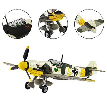 HANGHAN 1/72 BF109 Fighter Plane Metal Fighter Military Model Diecast Plane Model for Collection or Gift_1