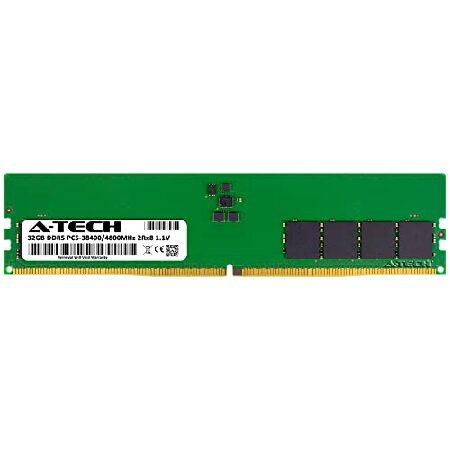 A-Tech 32GB RAM 交換用 CT2K32G48C40U5 | DDR5 4800MHz PC5-38400 CL40 UDIMM 2Rx8 1.1V 非ECC DIMM 288ピン デスクトップメモリモジュールの画像