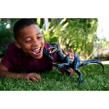 マテル ジュラシックワールド(JURASSIC WORLD) スーパーアクション！インドラプトル 【全長：約41cm】【恐竜 おもちゃ】【4才~】【プレゼント】 HKY11_1