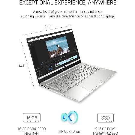 Pavilion 15 Laptop, 15.6" Full HD Display, 4-core Intel Core i7-1165G7, 16GB RAM, 512GB SSD, Intel Iris Xe Graphics, Fingerprint Reader, 【リアケージ】 Bluetooth,