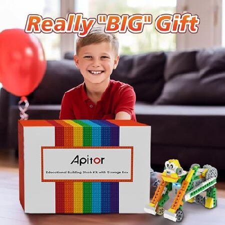 Apitor ロボット Q (ストレージ バージョン)、取り外し可能なオーガナイザー トレイ付きのロボット Q+ ストレージ ボックス、20-in-1 コーディング ロボット、子_2