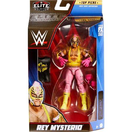 MATTEL - Mattel WWE Rey Mysterio Top Picks Elite Collection Action Figure, Articulation ＆ Life-Like Detail, Interchangeable Accessories, 6-インチ